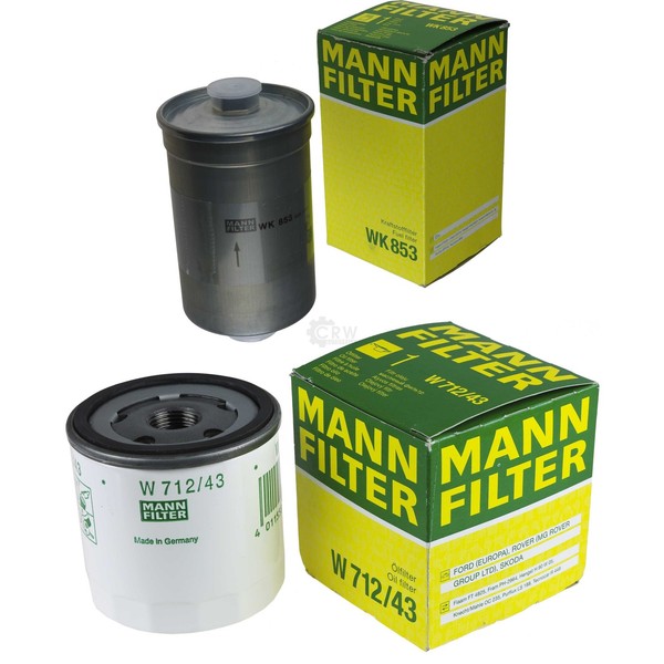 Mann Inspektionspaket FüR Ford Fiesta III 1.3 Cat 1.1 Escort IV Cabriolet-image