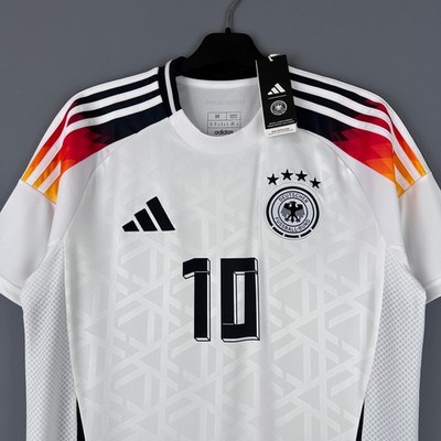 【JFA非売品】adidas JFA 半袖シャツ 白黒２枚セット　Mサイズ Germany Jamal Musiala Home Jersey Genuine Adidas Shirt Size M