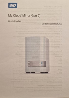 Western Digital WD My Cloud Mirror, GEN.2 OS.5 4TB (2x2TB), 2 Bay, RJ-45/USB 3.0