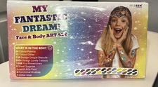 Face Gem London My Fantastic Dream Face & Body Art Set Glitter Jewels NEW