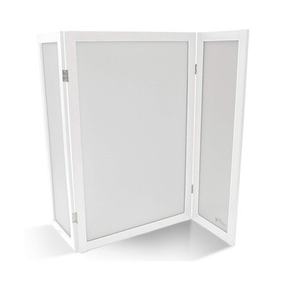 PetFusion ModestCat Litter Box Privacy Screen (3' Tall; 4' Wide, White).