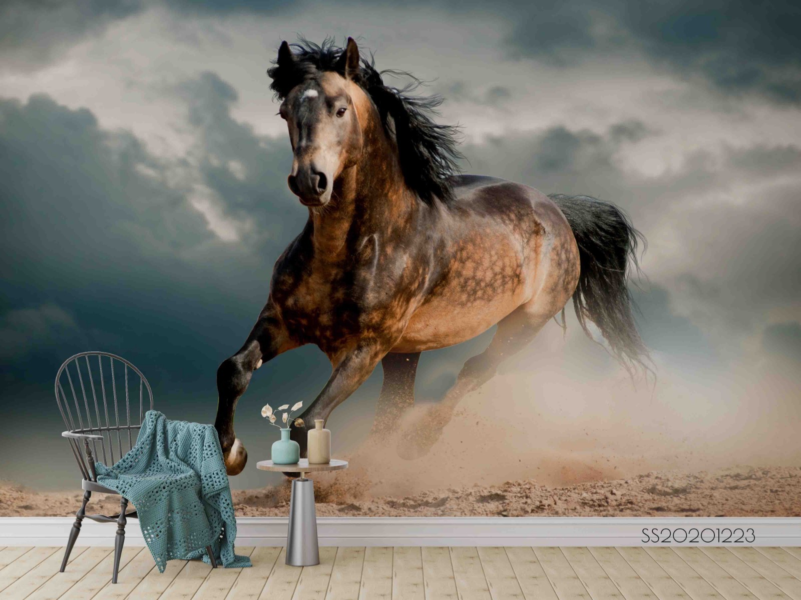 3D Horse Animal Close-up Wall Murals Wallpaper Murals Wall Sticker