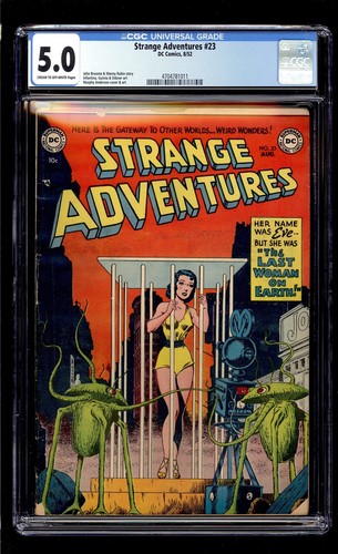 Strange Adventures #23 1952 CGC 5.0 VG/FN C/OW High Definition Scans**