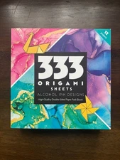 333 Origami Sheets Alcohol Ink Designs: High-Quality Double-Sided Paper - GOOD
