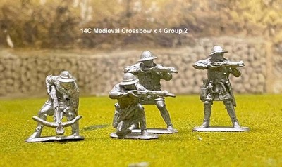 13. 14. Jh. Armbrustschützen mit Pavise - GRUPPE 2 - für Schottenkriege, HYW etc, 