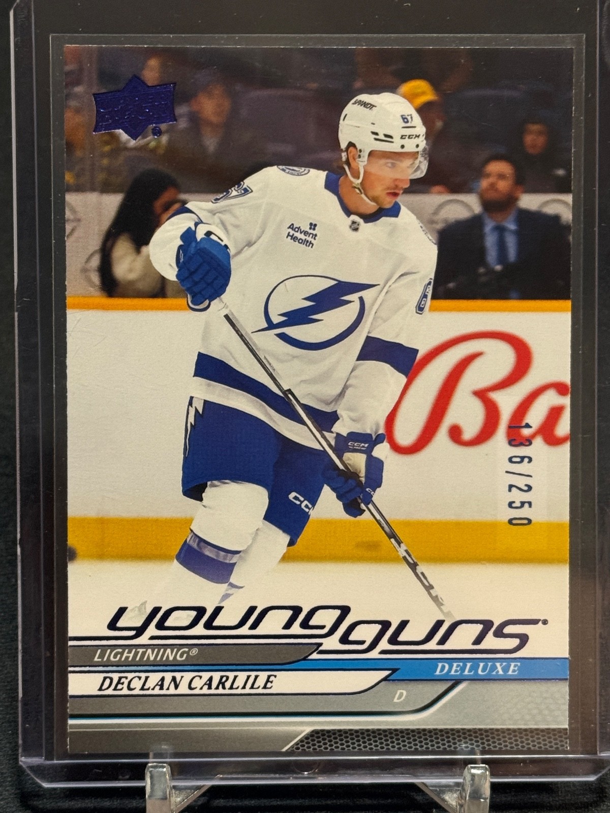 2024-25 Upper Deck Series 2 Young Guns Deluxe #467 Declan Carlile! #136/250