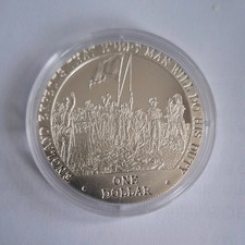 2007 Cook Islands ENGLAND EXPECTS THAT EVERY MAN WILL DO HIS DUTY  1 DOLLAR COIN