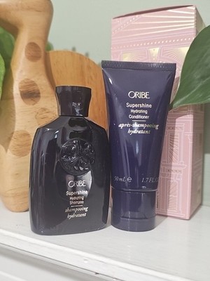 ORIBE Supershine Shampoo 75ml & Conditioner 50ml Reisegröße Duo | NEU | UVP 37£