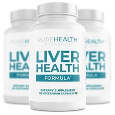 PUREHEALTH Research Liver Health   60 Count Pack of 3 , Capsule