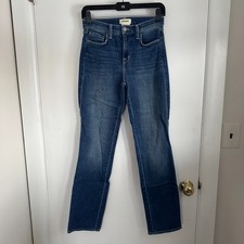 L'agence Womens Dean High Rise Cigarette Blue Jeans Sequoia Size 25 Made in USA