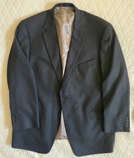 HART SCHAFFNER MARX x Loro Piana Pure Cashmere Jacket in Black Size 48 R