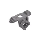Lego Flat Silver Armor Shoulder Pads Stepped with Scabbard for 2 Katanas inv.565