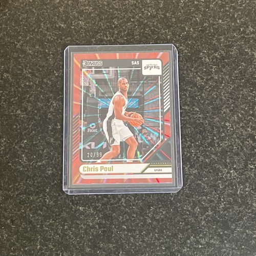 Chris Paul /99 Red Laser Panini Donruss Basketball 2024-25 Spurs No.38 - Picture 1 of 3
