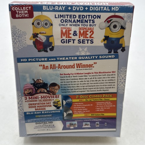 Despicable Me Holiday Geschenkbox Set 3 Mini-Filme Blu-ray 2013 Weihnachtsschmuck NEU - Bild 6 von 14