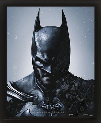 Batman Arkham Official Framed 25 x 20 cm 3D Lenticular Print Picture