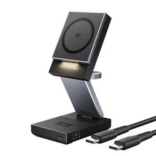 Iniu Station de Charge 3-en-12 MagPro pour Écouteurs TWS / Apple Watch 15W