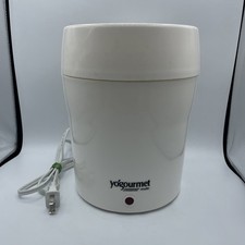 Yogourmet Multi Electric Yogurt Maker Model T Tested Works White LYO-SAN Inc