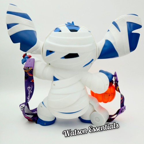 IN HAND 2025 Walt Disney World Parks Stitch Mummy Happy Halloween Popcorn Bucket - Picture 9 of 10