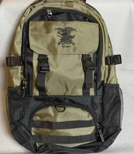 NRA Backpack Green Black Tactical Bugout Laptop Computer Travel Bag