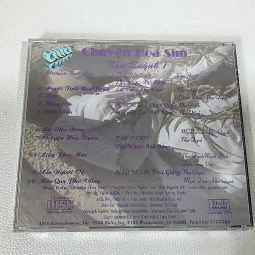 Nhu Quynh: Chuyen Hoa Sim CD Asia Entertainment 1995 VIETNAMESE - Imagen 2 de 5