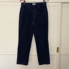 Loft Navy Blue Corduroy Pants Size 6 28 Waist