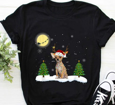 Chihuahua Christmas Lovely Dog black T-shirt ...