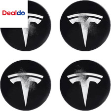 4 PCS Wheel Center Hub Cap Sticker for Model 3 / Model Y, Wheel Rim Cover 2.2  C