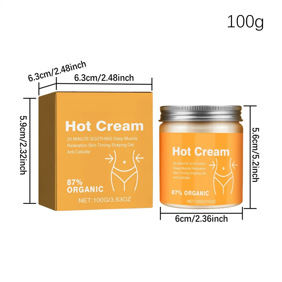 HOT CREAM Intensive Fat Burning Cream Gel Firm Hot Body Slim Weight Loss Cream - Image 2 of 4