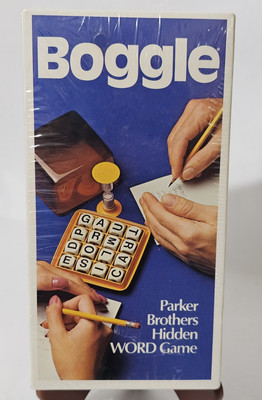 Vintage 1976 BOGGLE Parker Brothers Hidden Word Game FACTORY SEALED NOS