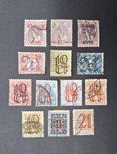 Netherlands - Overprints 1919-1929 - beautiful used stamps