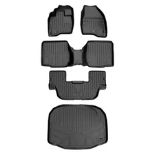 SMARTLINER SA0245/B0109/C0082/E0082 Front/Rear BLACK Floor Liners Ford Explorer
