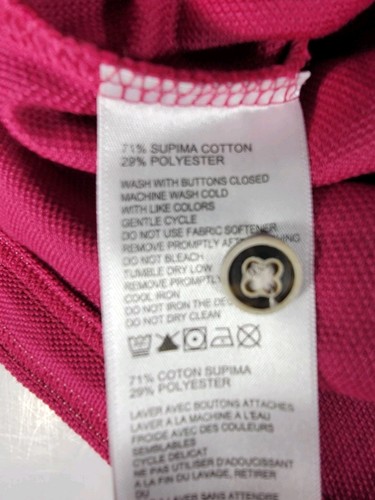 NEW Tommy Bahama IslandZone Emfielder 2.0 Polo Shirt in Fuchsia Large NWT Supima - Picture 12 of 13