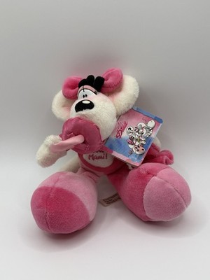 Diddlina Baby  rosa Plüschfigur Saugnapf Herz Tasche Sammler Diddl Mit Etikett
