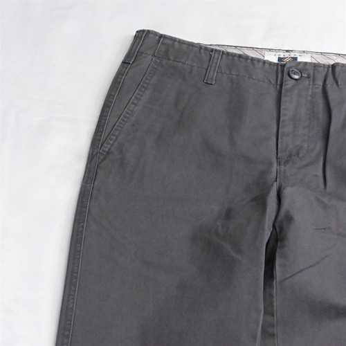 Joseph Abboud 32 x 34 Gray Flat Front Chino Pants - Picture 2 of 5