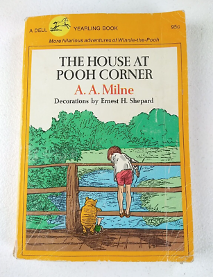 The House At Pooh Corner (1956) Rare Vintage Paperback Book by