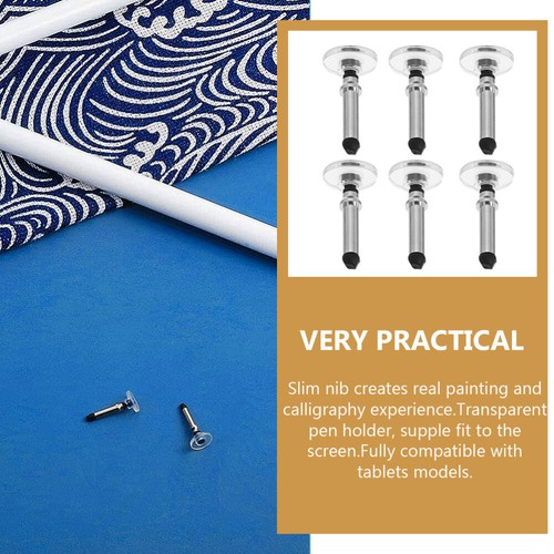 6 Pcs Disc Stylus Pen Accessories Multi-functional Nibs Capacitive Tip - Zdjęcie 10 z 12