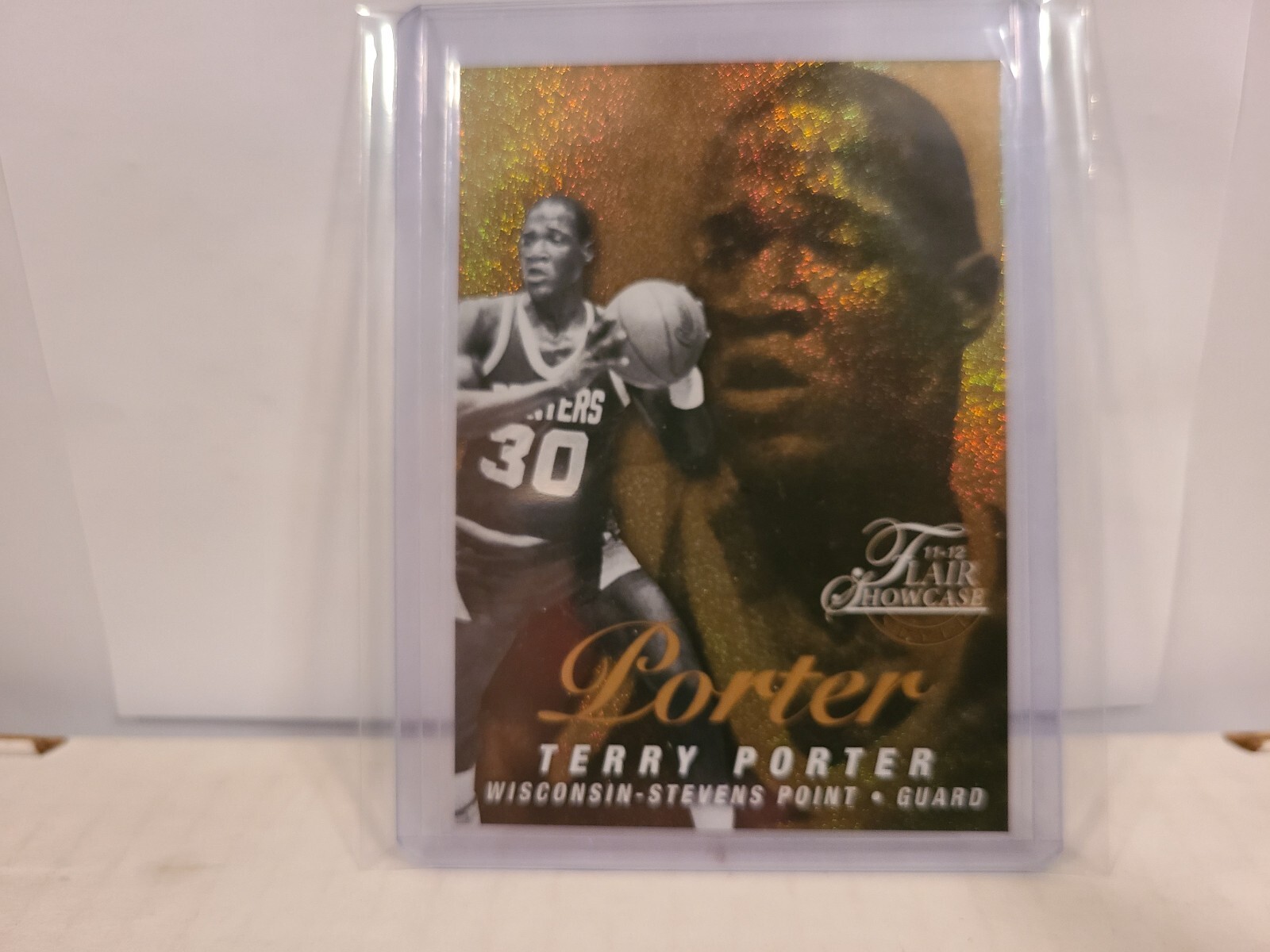 2011 FLEER RETRO TERRY PORTER LEGACY COLLECTION # 150 FILA 0 BLAZER WISCONSIN SP