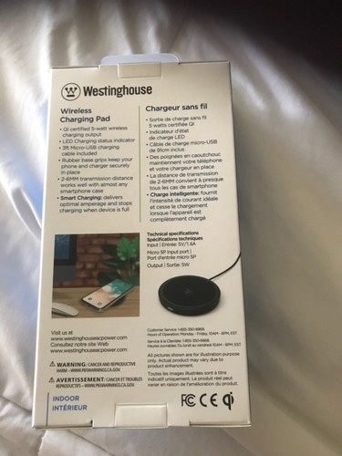 Westinghouse Wireless Charging Pad - Zdjęcie 2 z 4