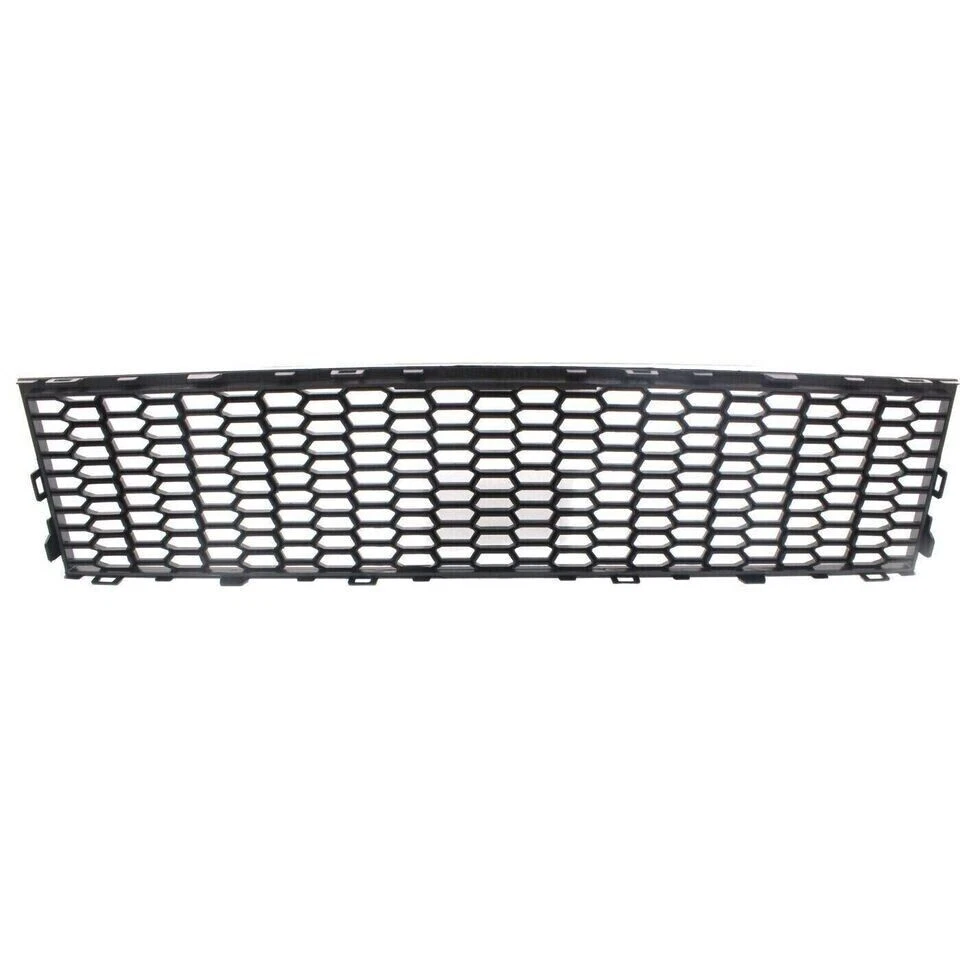 New Front Center Bumper Grille Matte-Black Plastic Fits 2011-2016 Bmw 528I Sedan - Image 3 of 4