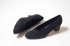 JIL SANDER Womens Black Leather Heels Block S...