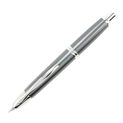 Pilot Vanishing Point Retractable Fountain Pen, Gun Metal/Rhodium (60433)