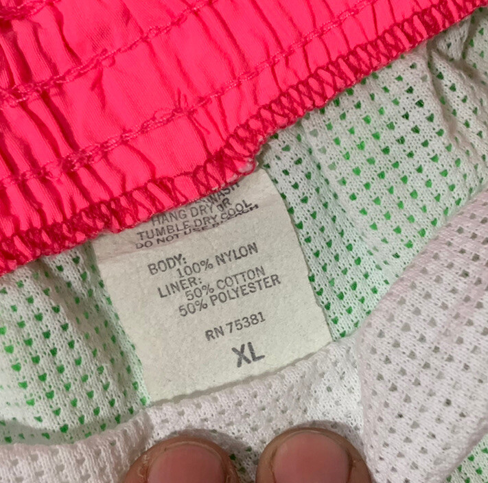 VTG Lineshots Men’s Neon Beach Volleyball Shorts Size… Gem