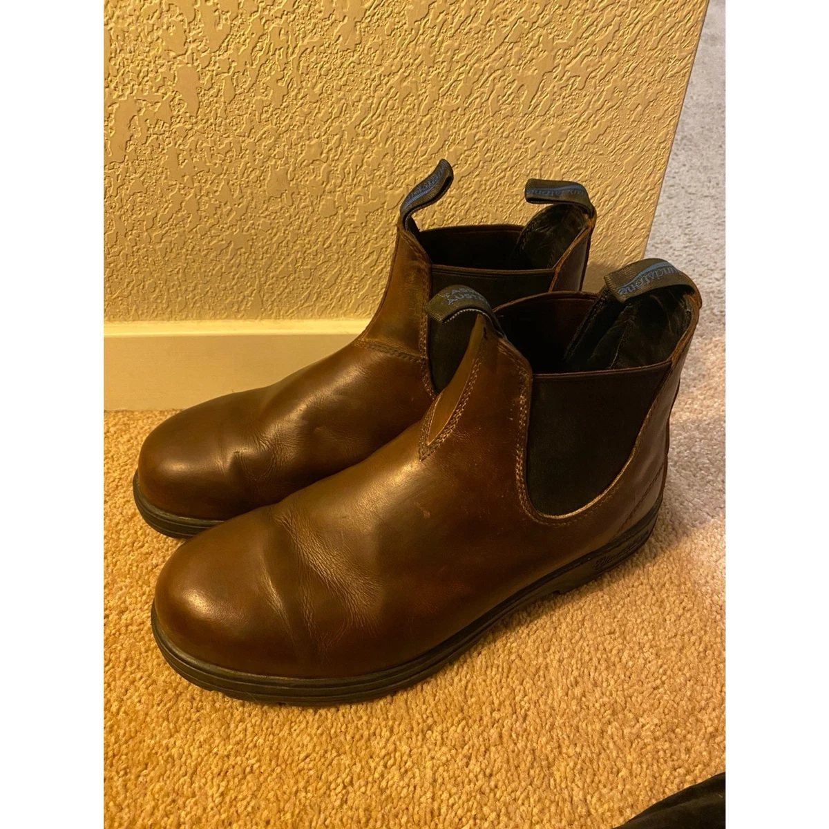 blundstone chelsea boots antique brown