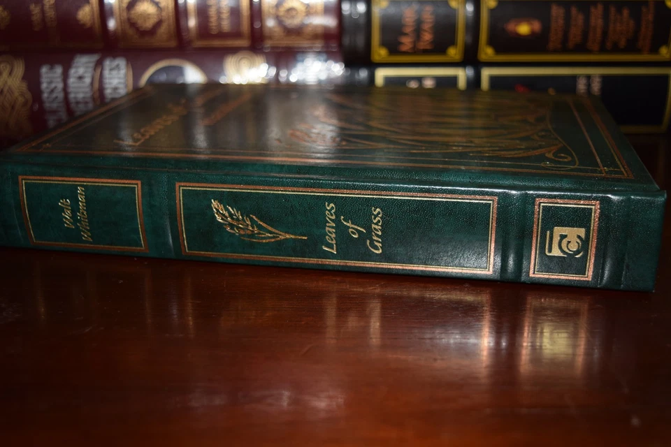 Листья травы Уолт Уитмен новый кожаный переплет коллекционный подарок в твердом переплете - Изображение 2 из 4