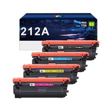 212A Toner Cartridge 4 Pack - Compatible for hp 212A W2120A for Color Enterpr...