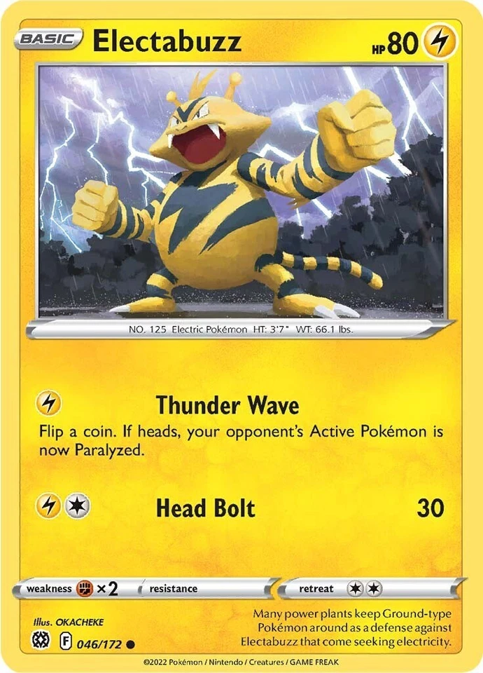 Electabuzz 046/172 Swsh09: Brilliant Stars