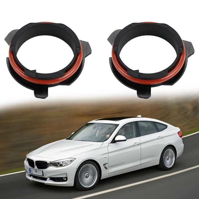 Fits For BMW E39 525i 528i 2x H7 LED Headlight Bulb Base Holder Adapter