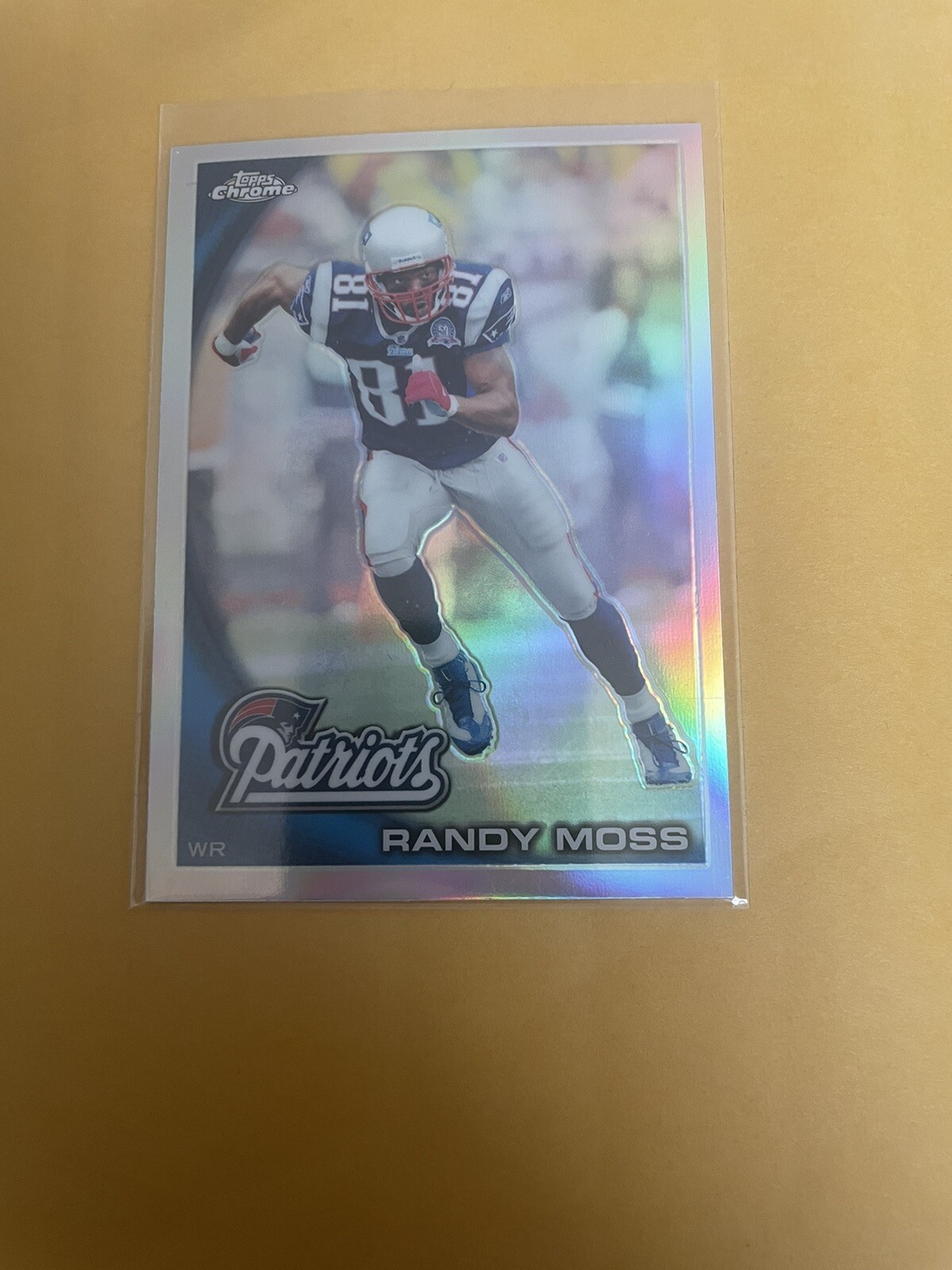 2010 Topps Chrome Randy Moss Refractor #C143 - New England Patriots