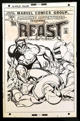 Amazing Adventures Iron Man #12 by Gil Kane 11x17 FRAMED Original Art Poster Mar