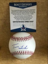 TREVOR LARNACH MINNESOTA TWINS ROOKIE YEAR SIGNED AUTO M.L. BASEBALL R42107